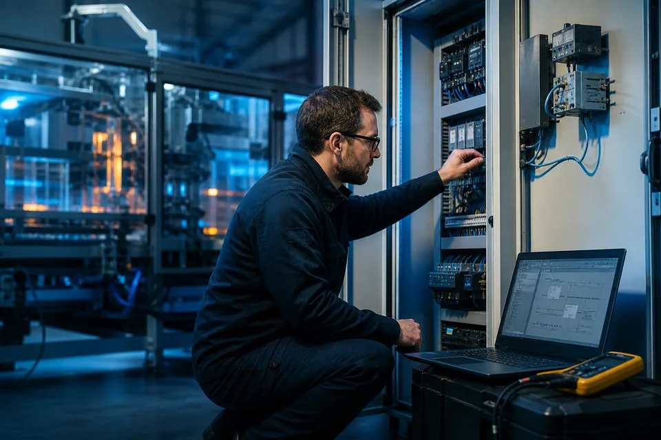 Automatisierungsingenieur bei Programmierung und Inbetriebnahme